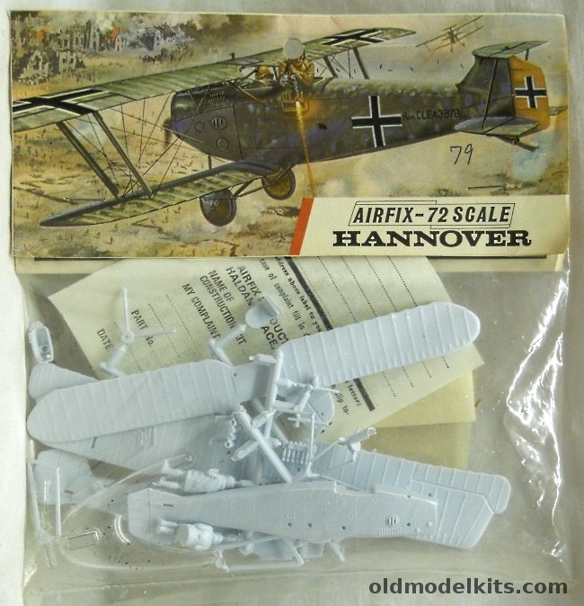 Airfix 1/72 Hannover Cl-IIIa - (Cl.III) - Type Three Logo - Bagged, 130 plastic model kit